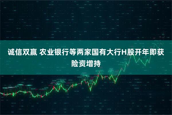 诚信双赢 农业银行等两家国有大行H股开年即获险资增持